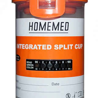 HOMEMED Multi-Drug 5 Panel Integrated Split Key Cup Shipper (25s)